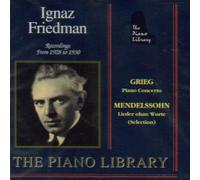 Friedman - Piano Concerto a Minor OP 16 / Songs Without Words