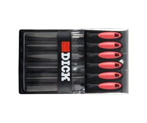 Friedr. Dick Jeu de limes ICK, manche bimatière, 6 pièces en pochette plastique Quantité:1
