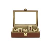 Friedrich 23. Boite 10 montres. , Cuir. Marron - Uni -