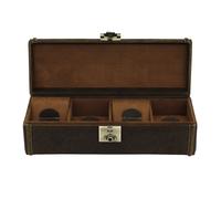 Friedrich 23. Boite 4 montres. , Cuir. Marron - Uni -