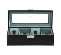 Friedrich23 Coffret Bond pour 4 Montres Avec Fenêtre - Noir
