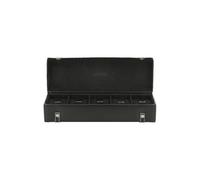 malle 5 montres, London, cuir noir - Noir -