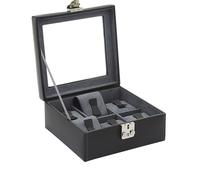 Friedrich 23. Boite 6 montres. INFINITY, Synthétique. Noir - Uni -