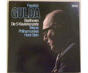 Friedrich Gulda - Friedrich Gulda. Beethoven. Die 5 Klavierkonzerte. Wiener Philharmoniker. Horst Stein. 4 Vinyl LP Box.