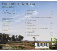 Friedrich Kuhlau: Violin Sonatas by KUHLAU,FRIEDRICH [Audio CD] NEUF
