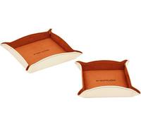 Friedrich Lederwaren Ensemble de rangement pour bijoux 2 pièces ivoire terracotta far