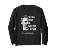 Friedrich Nietzsche Citation de Motivation pour Musicien 15.10 Manche Longue