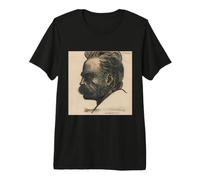 Friedrich Nietzsche ECCE Homo Philosophe Penseur Philosophie Penseur T-Shirt Haut de Gamme