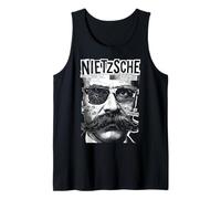 Friedrich Nietzsche Nietzscheanisme Funny Pop Art Philosophie Débardeur