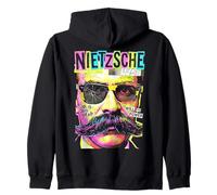 Friedrich Nietzsche Nietzscheanisme Funny Pop Art Philosophie Sweat à Capuche
