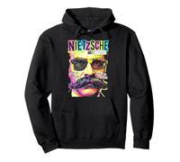 Friedrich Nietzsche Nietzscheanisme Funny Pop Art Philosophie Sweat à Capuche