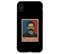Friedrich Nietzsche Philosophe Allemand Portrait rétro Coque pour iPhone XS Max