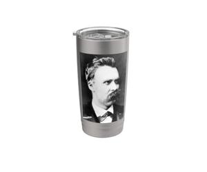 Friedrich Nietzsche Philosophe Philosophie Penseur Moralité Gobelet isotherme en acier inoxydable double paroi
