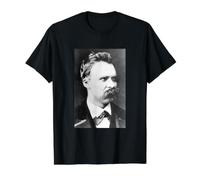 Friedrich Nietzsche Philosophe Philosophie Penseur Moralité T-Shirt Graphique avec Valeur, Homme, Noir, XL
