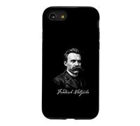 Friedrich Nietzsche Philosophe Portrait Vintage Coque pour iPhone SE (2020) / 7/8