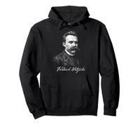 Friedrich Nietzsche Philosophe Portrait Vintage Sweat à Capuche