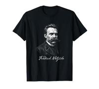 Friedrich Nietzsche Philosophe Portrait Vintage T-Shirt