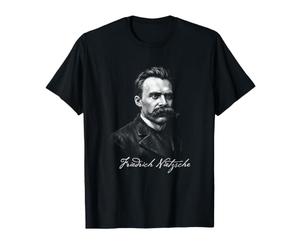 Friedrich Nietzsche Philosophe Portrait Vintage T-Shirt