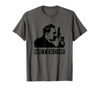 Friedrich Nietzsche T-shirt avec pistolet T-Shirt