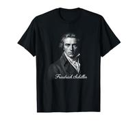 Friedrich Schiller Poète dramatiste penseur Allemand T-Shirt Graphique avec Valeur