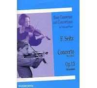 Friedrich Seitz – Concerto violon n°2 en sol Op.13 (violon/piano) – Version originale – Bosworth