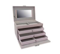 Friedrich23 Estuche de joyería Croco - Gris Clair