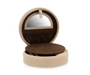 Friedrich23 Étui À Bijoux Cordoba Cuir Avec Miroir - Marron