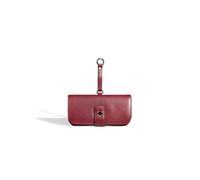 Friedrich23 Étui 'Brillenetui - Leder' rouge carmin, Taille One Size
