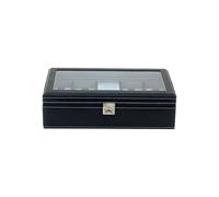 Friedrich23 - Montres valise avec lumière LED carbone 9 montres bleu foncé 32059-5