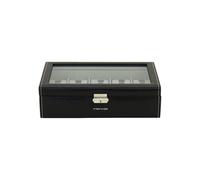 Friedrich23 - Montres valise, Bond, synthetique fin, 10 montres, noir 20084-2
