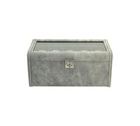 Friedrich23 - Montres valise, Cubano, cuir, 20 montres, gris 27024-8