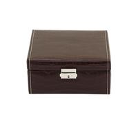 Friedrich23 - Montres valise Le Croc imitation croco 6 montres brun foncé 20121-3