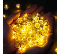 Friedwohl 70 PCS LED Ballons Lampes, Mini Ballons Lumineux à LED Boule, Rond Balloon Lumière Multicouleur pour Noël, Mariage, Nouvel An, Décoration de Fête de Halloween, Intérieure Extérieure