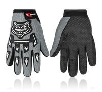 Frienda Gants de Sports d'hiver pour Enfants Gants Course Motocross Équitation Moto Cross Puissance Mitaines de Vélo d'hiver pour Cyclisme Randonnée Enfants (Gris)