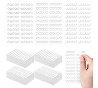Frienda Lot de 120 autocollants d'évaluation de livres pour création de livres, autocollants pour planificateur, étoiles épicées, notes cardiaques, carnet de suivi pour lecteurs et amateurs de lecture