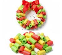 Frienda Lot de 50 embouts de nouilles de piscine multicolores de petite taille - Polyvalents - Mélange de nouilles flottantes en mousse pour jeu ou bricolage - Multi-usage (tailles mélangées, couleurs