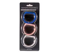 FRIENDLY LICENSE Lot de 3 bracelets de rechange en silicone résistant pour Xiaomi Mi Band 7 Blanc/bleu/rose