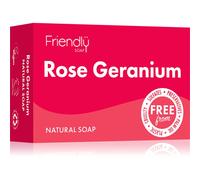 Friendly Soap Natural Soap Rose Geranium savon naturel 95 g