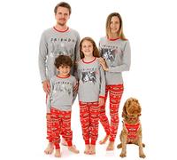 FRIENDS Amis Famille de Noël Pyjamas PJS Hommes Femmes Garçons Filles Animaux Domestique M