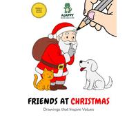 Friends at Christmas: Coloring Book with Values