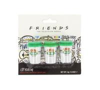 Friends Baume à lèvres Central Perk Ensemble de 3 Sitcom Souvenirs Flavored Lip Care