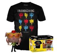 Friends - Booble Head Pop N° 706 - Monica W/ Turkey + T-Shirt (L)