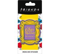 Friends - brodé - Ecusson à repasser "I'd Rather Be Watching" PM4730 (Taille unique) (Jaune/Violet)