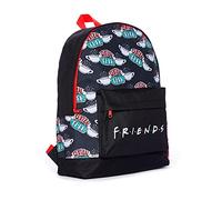 FRIENDS Central Perk AOP Sac à dos pour dossiers A4 Noir/rouge, Noir , L