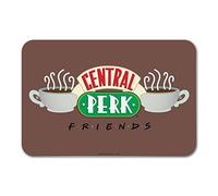 Friends Central Perk Plaque en métal nostalgique pour cuisine, restaurant, bar, pub, boutique, bureau, café, garage, ferme de campagne - 20,3 x 30,5 cm