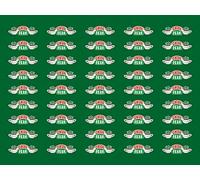 Friends (Central Perk Repeat Green 60 x 80 cm Toile Imprimée