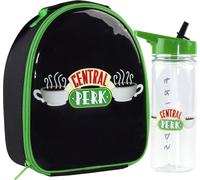 Friends - "Central Perk" Sac pour le goûter et bouteille d'eau NS5963 (Taille unique) (Noir/Vert)