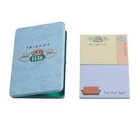 Insight Editions – Ensemble de blocs-notes adhésifs Friends: Central Perk – Boîte métallique