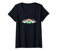 Friends Central Perk T-Shirt avec Col en V