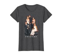 Friends Classy T-Shirt, Femme, Chiné Foncé, XS